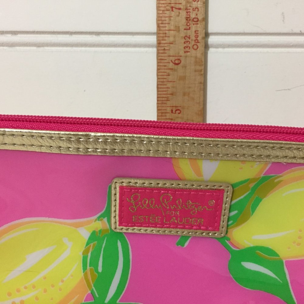 Lilly Pulitzer for Estee Lauder Lemon Cosmetic Bag - Picture 8 of 8